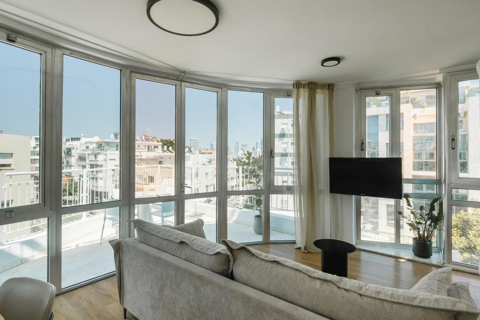 Appartement David Frishman - Sea View Penthouse Tel-Aviv